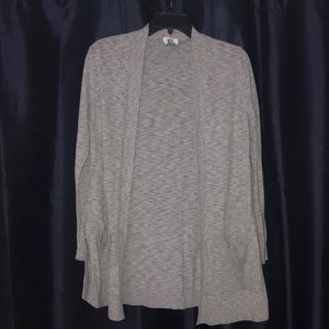 Gray cardigan